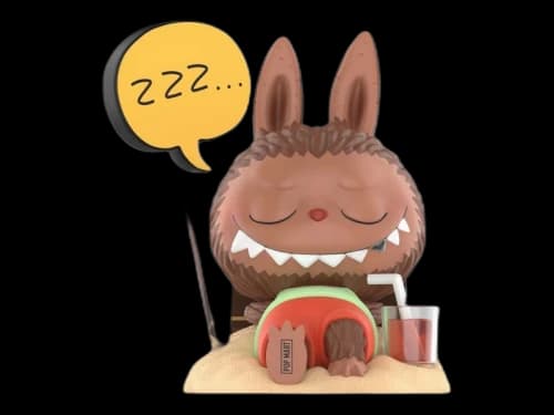 Pop Mart The Monsters Labubu Candy Series Triangle Chocolate Figure