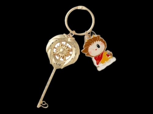 Pop Mart The Monsters Labubu Constellation Series Leo Key Pendant