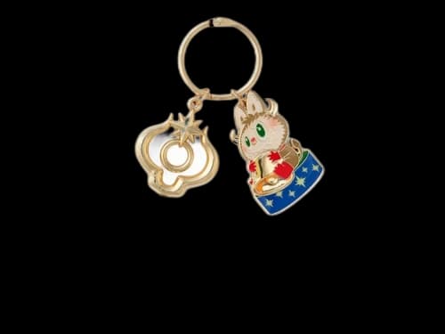 Pop Mart The Monsters Labubu Constellation Series Taurus Key Pendant