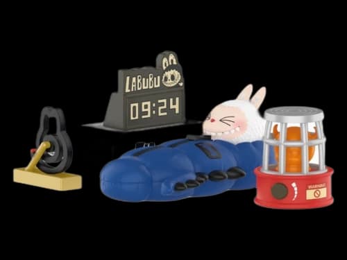Pop Mart The Monsters Labubu Home of Elves Series Laze In Bed Figure
