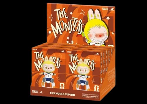 Pop Mart THE MONSTERS x FIFA SERIES Labubu Bottle Opener Fridge Magnet Sealed Case (6 Blind Box)