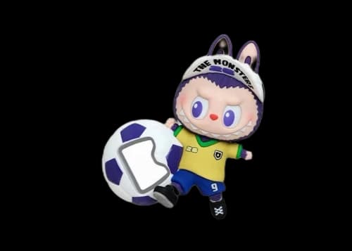 Pop Mart THE MONSTERS x FIFA SERIES Labubu Deciding Goal Bottle Opener Fridge Magnet