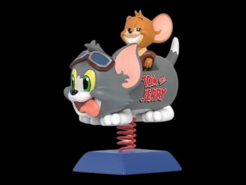 Pop Mart Tom and Jerry: Funfair Series Figures Jerry's Tom Kiddie Ride Secret Edition Figure