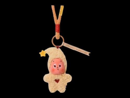 Pop Mart Twinkle Twinkle Savor the Moment Series Fresh Baked Mini Cookies Coconut Crisp Plush Pendant