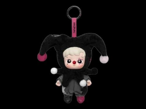 Pop Mart WHY SO SERIOUS Series Hacipupu Shadow Joker Vinyl Plush Pendant