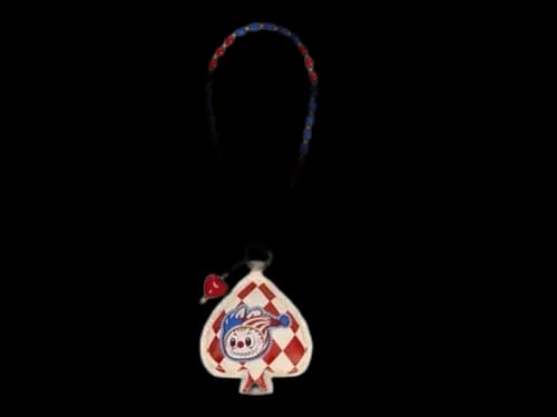 Pop Mart WHY SO SERIOUS Series Labubu Juggling Clown Pendant Chain