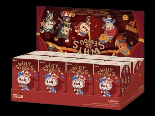 Pop Mart WHY SO SERIOUS Series Vinyl Plush Pendant Unsealed Case (8 Blind Boxes)