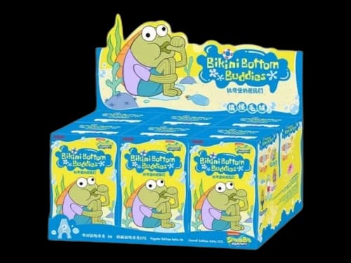 Pop Mart x Bikini Bottom Buddies Plush Sealed Case (6 Blind Box)