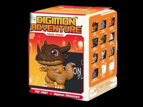 Pop Mart x Digimon Adventure Fridge Magnet Single Blind Box