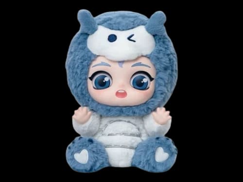 Pop Mart x NeZha 2 Cuddle Series Ao Bing Vinyl Plush Doll