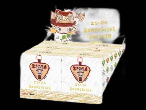 Pop Mart Zsiga Borderline Drifter Series Triangular Bag Charm Sealed Case (6 Blind Box)