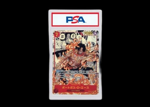 Portgas D. Ace 2023 Bandai One Piece Card Game Pillars of Strength Manga Alt Art OP02-013 (PSA or BGS Graded)