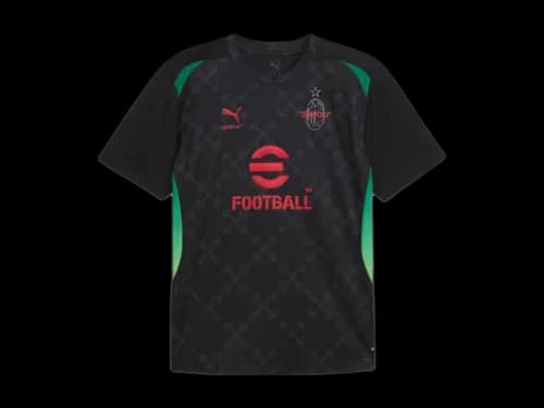 Puma AC MILAN x OFF-WHITE Jersey Black/For All Time Red