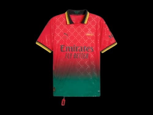 Puma AC MILAN x OFF-WHITE Replica Jersey For All Time Red/Black