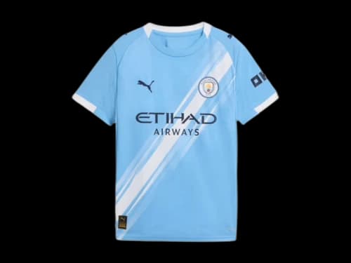 Puma Hoops x Manchester City Kids Jersey Team Light Blue