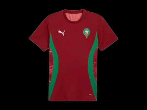 Puma Morocco Pre-Match Jersey Intense Red/Archive Green