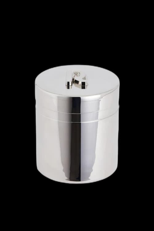 Rabanne H&M Scented Candle In Stainless Steel Container Silver