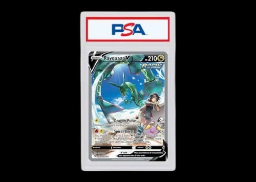 Rayquaza V 2021 Pokémon Sword & Shield Evolving Skies Alternate Full Art #194/203 (PSA or BGS Graded)