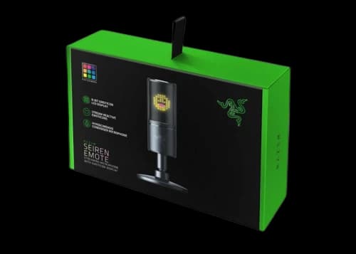 Razer Seiren Wired Microphone with Emoticon Display RZ19-03060100-R3M1 Black