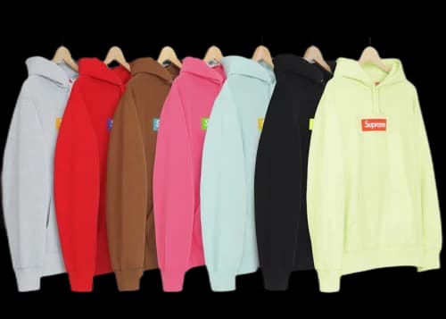 Supreme Re-StockX Supreme Box Logo Hoodie (FW17) Multicolor