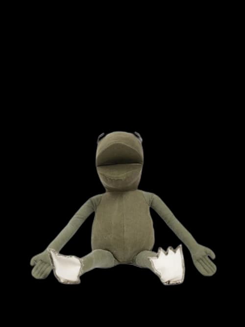 Readymade Dollar Frogman Plush Military Green 12 IN