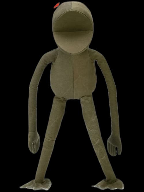 Readymade Heart Frogman Plush Military Green