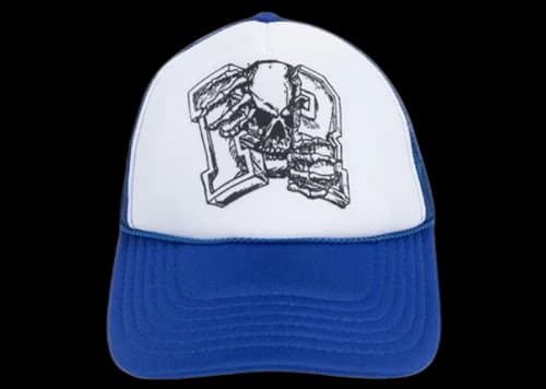 Revenge Broken R Trucker Hat Blue