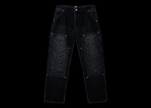 Revenge Catacombs Carpenter Denim Pants Washed Black