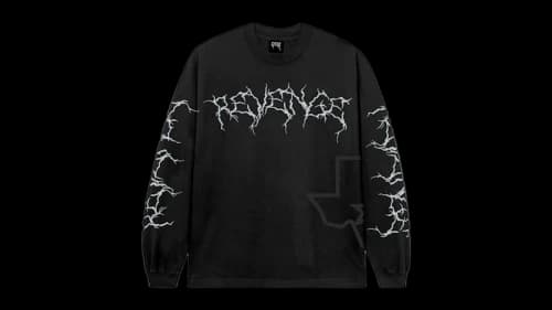 Revenge San Antonio Spurs Lightning Logo L/S Tee Black