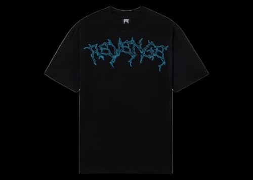 Revenge x City Morgue Lightning Logo Cerberus Tee Black