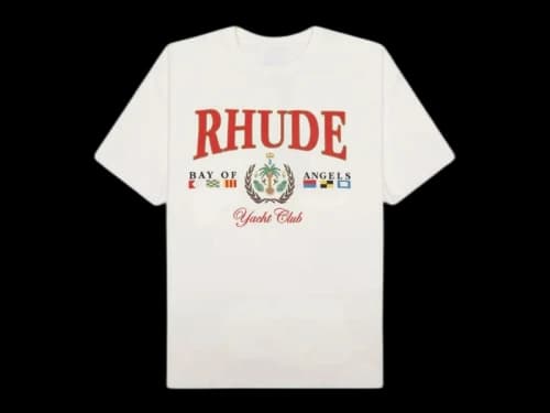 Rhude Bay Of Angels Yacht Tee Vintage White