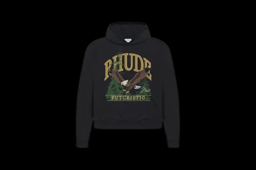Rhude Merch Future Hoodie Black