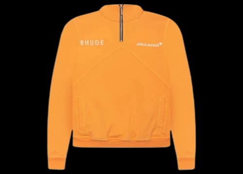 Rhude Trackside Quarter Zip Orange