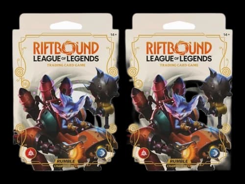 Riftbound League of Legends Spiritforged Rumble Champion Deck 2x Lot