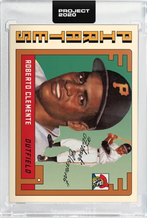 Roberto Clemente 1955 Topps Project 2020 Grotesk Artist Proof /20 #45
