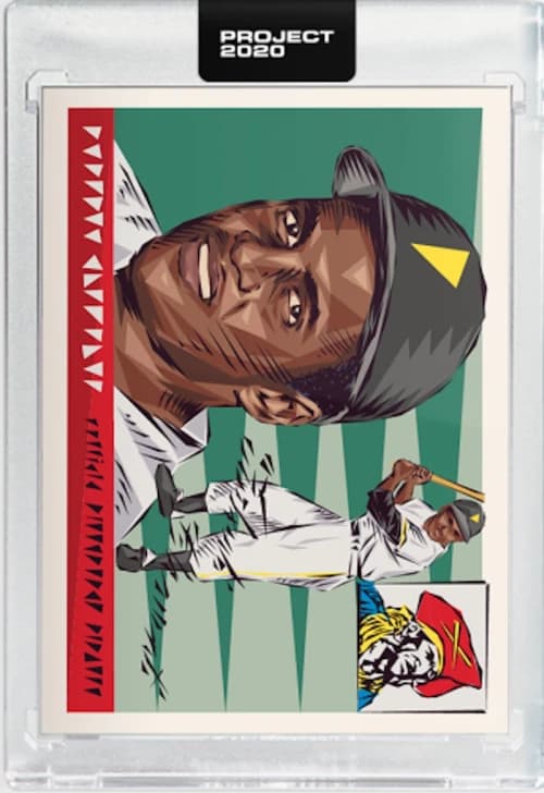 Roberto Clemente 1955 Topps Project 2020 Naturel /1819 #19