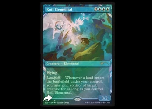 Roil Elemental (Foil) Magic: The Gathering TCG Secret Lair Drop Series Rare #155 (Ungraded)