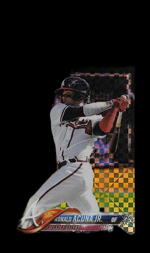 Ronald Acuna 2018 Topps Chrome Rookie X-Fractor #193 (PSA or BGS Graded)