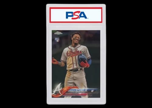 Ronald Acuna Jr. 2018 Topps Chrome Update Rookie #HMT25 (PSA or BGS Graded)
