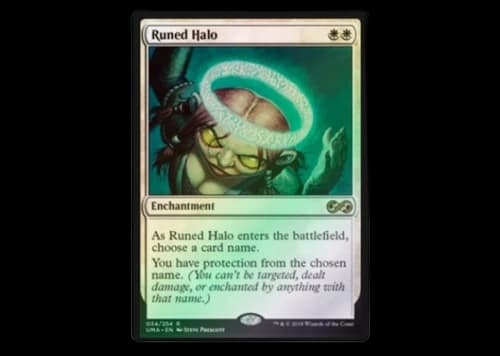 Runed Halo (Foil) Magic: The Gathering TCG Ultimate Masters Rare #34 (Ungraded)