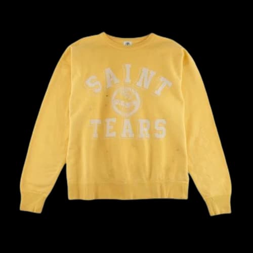 Saint Michael x Denim Tears Crewneck Sweatshirt Yellow