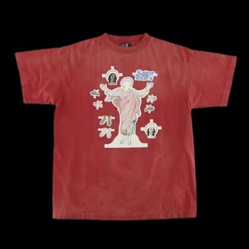 Saint Michael x Denim Tears Saint Tears T-shirt Red