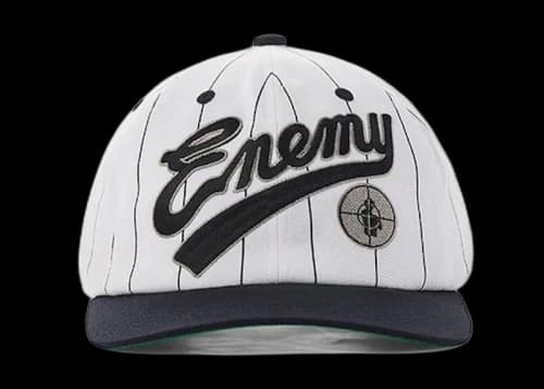 Saint Michael x Public Enemy SNT ENEMY Cap White
