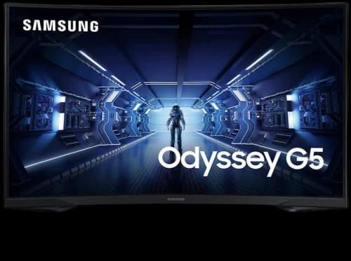 Samsung Odyssey G5 Series 32" 2560 x 1440 Gaming Monitor LC32G55TQWNXZA Black