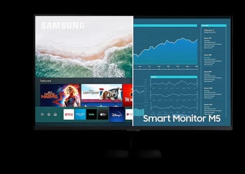 Samsung 32" M5 1920 x 1080 FHD Smart Monitor and Streaming TV LS32AM500NNXZA