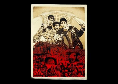 Shepard Fairey Beastie Boys: Stand Together! (Signed, Edition of 250) Red