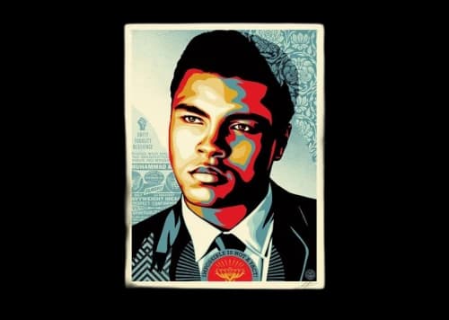 Shepard Fairey Muhammad Ali - Heavyweight Ideals Print (Signed, Edition of 500)