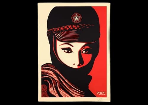 Shepard Fairey Mujer Fatale Print (Signed, Edition of 89)