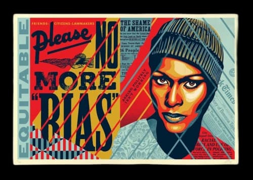 Shepard Fairey No More Bias Print (Signed, Edition of 600)