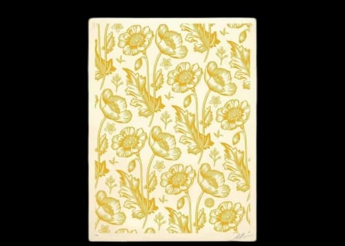 Shepard Fairey Sedation in Bloom Print (Signed, Edition of 150) Cream/Yellow